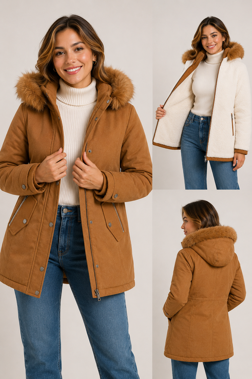 Parka Reversible Premium 2 en 1 | Dos Looks en Una Sola Campera